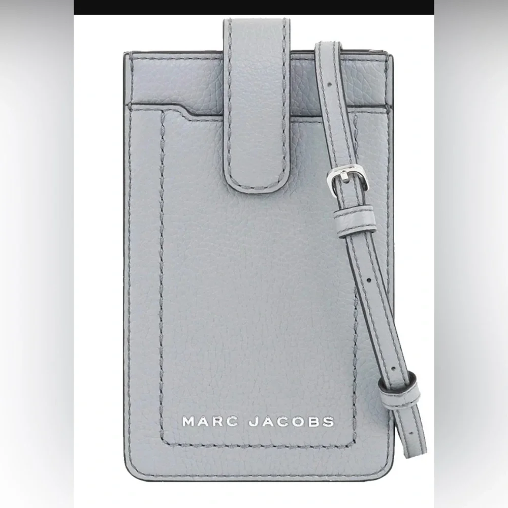 Marc Jacobs Silver blue Phone crossbody
